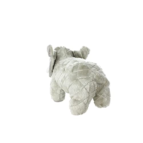 MIGHTY Tuffy Elephant Dog Toy | Ultra Durable Plush Toy with Multiple Layers & Reinforced Seams , Washable and Floats , Mighty® Construction - color: Grey Elephant