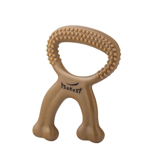 Chew Buddy – Durable Natural Rubber Dog Chew Toy for Medium & Large Dogs (30–110 lb) – Eco-Friendly, Teeth Cleaning, Tough Toy for Strong Chewers, for Dogs