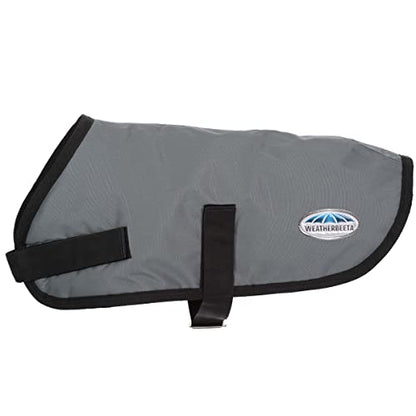 WeatherBeeta ComFiTec Classic Dog Coat, Dark Grey, 10" - color: Dark Grey, size: 10"
