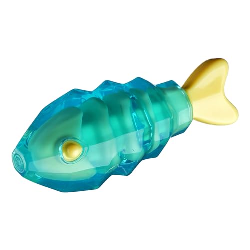 MewaJump Dog Chew Toys for Aggressive Chewers, Tough Dog Toy for Medium and Large Breeds, Indestructible Dog Toys, Durable Dog Toy, Bone Nylon Toy - color: jelly fish
