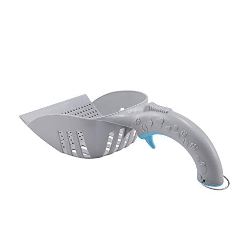 Fresh Step All In One Litter Scoop - Fast and Easy to Use Cat Litter Scooper - Deep Shovel Ergonomic Handle Grip Kitty Litter Scooper to Scoop Away Cat Litter - size: One Size, style: All in One Litter Scoop