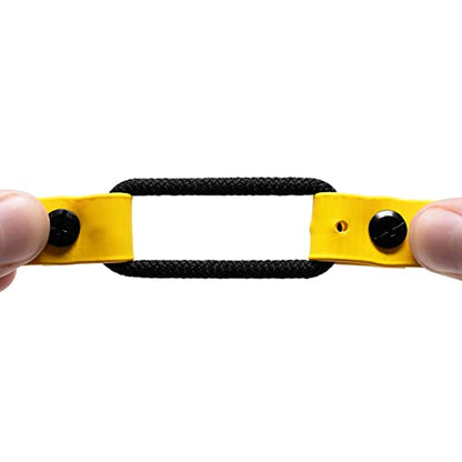 E-Collar Educator 1" Biothane Collar Strap for ET-800 & UL-1200, Yellow | Fits FE-580, ET-800 & UL-1200 Receivers Only, 1" Waterproof Biothane, 33" Trim-to-Fit, Yellow - color: Yellow