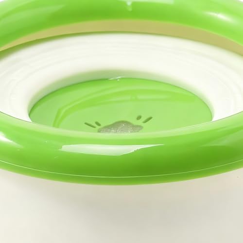 Spill Proof Dog Water Bowl - Anti Splash Floating Disk, 1500ml Feeder Non Slip Pet Water Bowl, Suitable for Kitten Small Medium Breed Cat Bunny Kennel Cage | Outdoor Indoor Use Clean Floor Slow