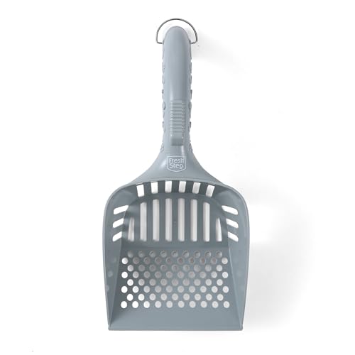 Fresh Step All In One Litter Scoop - Fast and Easy to Use Cat Litter Scooper - Deep Shovel Ergonomic Handle Grip Kitty Litter Scooper to Scoop Away Cat Litter - size: One Size, style: All in One Litter Scoop
