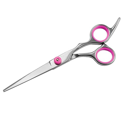 Dog Grooming Scissors,Pet Hair Scissors with Safety Round Tips Heavy Duty Titanium Stainless Steel Professional Dogs Cats Pets Grooming Shears (Straight scissors) - style: Straight scissors