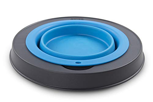 Dexas Pets Single Elevated Pet Feeder/Pet Bowl, 4 Cup Capacity, Pro Blue (PW1404322194) - color: Pro Blue, size: Large/4 Cup Capacity