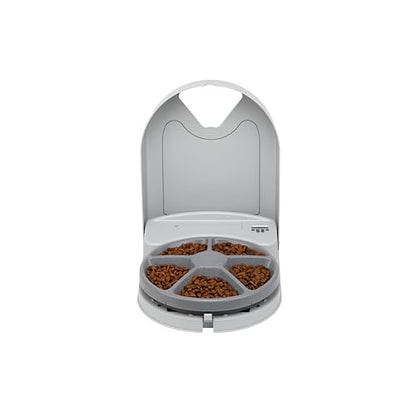 PetSafe Automatic Dog Feeder, 5 Meals, 40 oz Capacity, Plastic, for Dry Food, Multiple Pets - size: 5-Meal