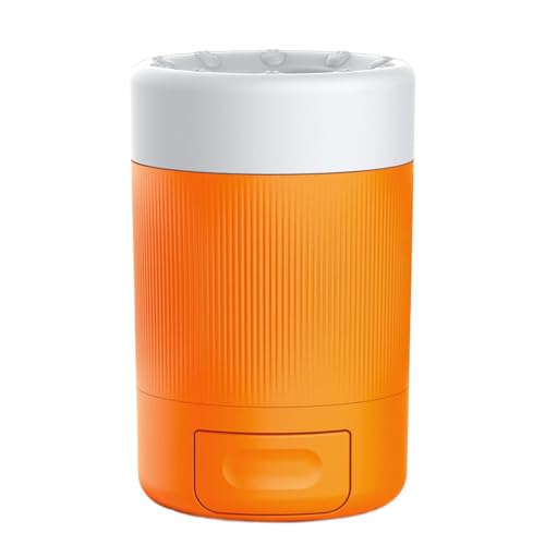Dog Paw Cleaner Cup – 9cm ABS PBT, Washer Station, Foot | Perfectly Great for Grooming Routine, Puppy Training Cleanup, Quick Rinse Use - color: Orange
