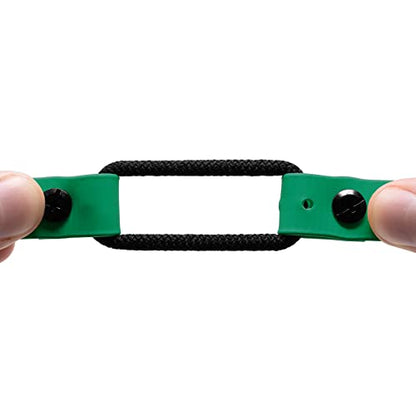 Educator 1-Inch Dog Training Collar Strap – ONLY Fits FE-580, ET-800 & UL-1200 Receivers – NOT Compatible with Mini Educator (ET-300/ET-400) – Quick Snap Biothane Bungee Collar, Green - color: Green