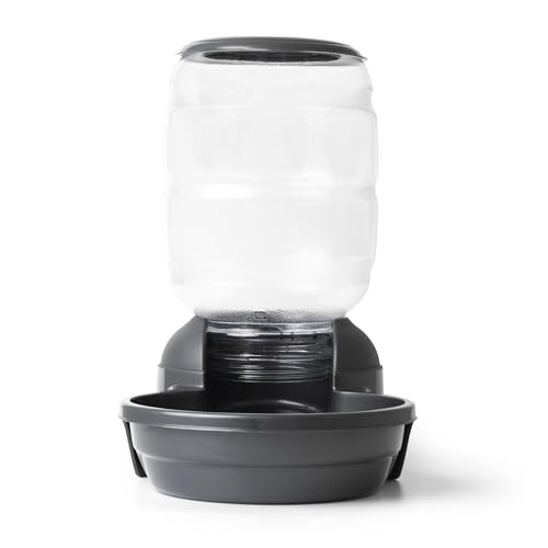 Petmate Replendish Automatic Dog Feeder Gravity Pet Treat Dispenser with Microban Protection Base, Wide Mouth Bowl, 100% BPA Free - 10 lb - size: Large