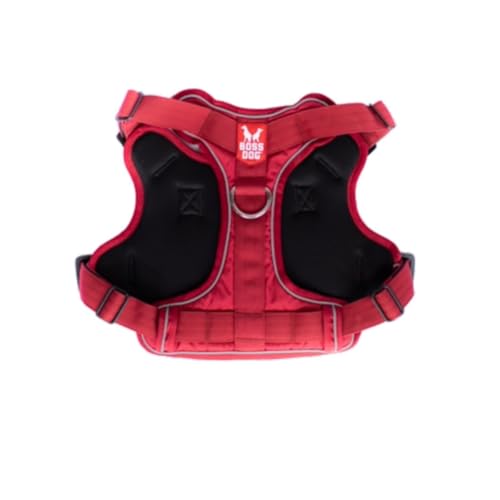 Boss Dog Tactical Harness, Red, X-Large - color: Red, size: X-Large