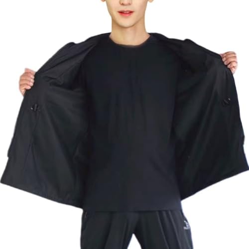 Reflective Dog Trainer Jacket with Multi Pockets Adjustable Waist Drawstring Handler Training Clothes - size: L