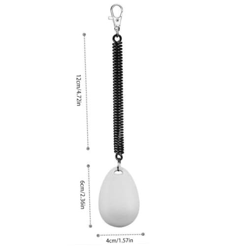 Dog Training Clicker Pet Training Sound Behavioral Tool with Wrist Strap for Dog Cat Horse White - color: white