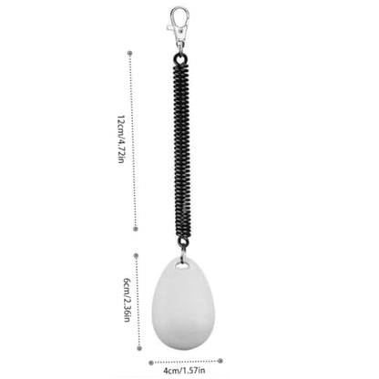 Dog Training Clicker Pet Training Sound Behavioral Tool with Wrist Strap for Dog Cat Horse White - color: white