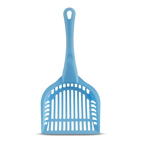 Fresh Step 4-in-1 Deluxe Litter Cleanup Kit Scoop Broom Dust Pan Hanging Caddy Blue Standard Litter Boxes Compatible - size: One Size, style: Deluxe Cleanup Kit