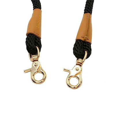 7FT Hands Free Dog Leash, Waist Dog Leash for Walking Running - color: Black