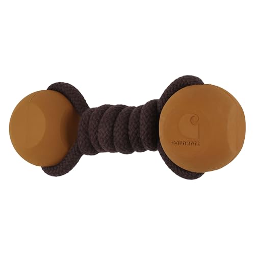 Carhartt Pet Training Tools, Rugged Dog Tool for Tug, Fetch and Play, Rope Bone (Carhartt Brown) - color: Rope Bone (Carhartt Brown)