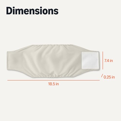 Amazon Basics Washable Highly Absorbent Male Dog Diapers, Medium Size, Black, Grey, Silver, 3 Pack - size: M