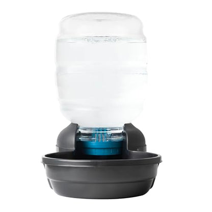 Petmate Replendish Automatic Dog Water Dispenser Gravity Pet Waterer with Microban Protection Base, 100% BPA Free - 4 Gallon, Wide Mouth Bowl, with 2 Extra Filters - size: Large