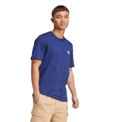 adidas Men's Dog Patch Graphic T-Shirt - color: Dark Blue/Hoop, size: Large