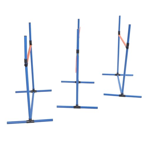 Dog Agility Training Kit with Tunnel, Ring, and Poles – Lightweight, Easy to Assemble, ABS and Polyester Construction