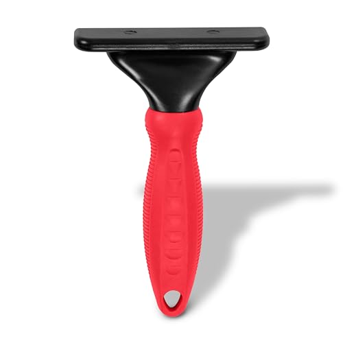 Paw Brothers Deshedding Tool, Deshedding Brush for Dogs and Cats, Professional Dog Grooming for Shedding, Pet Hair Remover, Fur Removal Brush for Medium and Long Pet Hair, 4" x 6", Large - size: Large