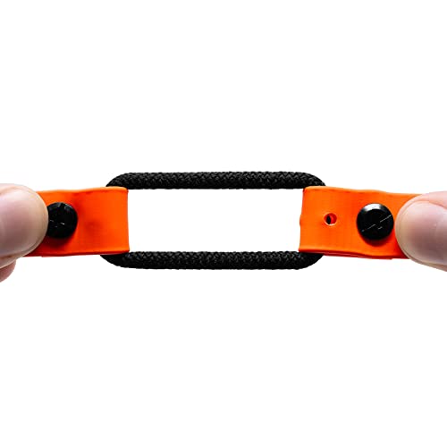 E-Collar Educator 1-Inch Quick Snap Bungee Dog Collar Strap, Orange | Fits FE-580, ET-800 & UL-1200 Receivers Only, 33" Trim-to-Fit, Waterproof, Biothane Collar - color: Orange