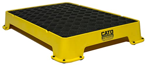 Cato Board - Dog Training Platform (Yellow, Rubber Surface) - color: Yellow