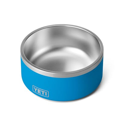 YETI Boomer 8, Stainless Steel, Non-Slip Dog Bowl, Holds 64 Ounces - color: Big Wave Blue