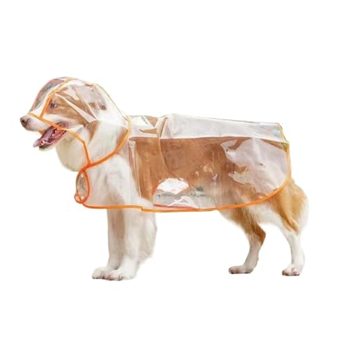 Dog Raincoat Windbreaker Rain/Water Rain Coat for Dogs Dog Rain Jacket Hooded Jackets Rain Coat for Dogs(3X-Large,B)