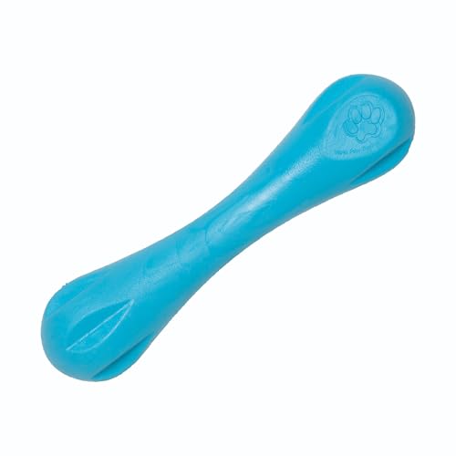 WEST PAW Zogoflex Hurley Dog Bone Chew Toy – Floatable Pet Toys for Aggressive Chewers, Catch, Fetch – Bright-Colored Bones for Dogs – Recyclable, Dishwasher-Safe, Non-Toxic, Large, Aqua - color: Aqua, size: Large