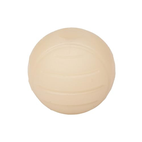 Amazon Basics Interactive Bouncy Durable Rubber Dog Toy Balls, 2.5 inch, Blue, Beige, Orange, Pack of 3 - size: 2.5 inch, style: Assorted Balls (Pack of 3)