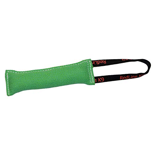 Redline K9 Bite Suit Tug Toy (3" x 10") 1 Handle (Green) - color: Green