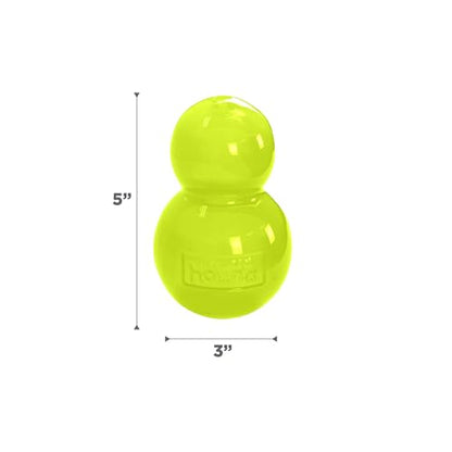 Outward Hound Double-Tuff Stuffable Dog Toy, Large 5-Inch Green - Treat Dispensing Chew Ball for Medium to Large Dogs, Interactive Puzzle for Enrichment & Slow Feeding - color: Double-Tuff Stuffable (Green)