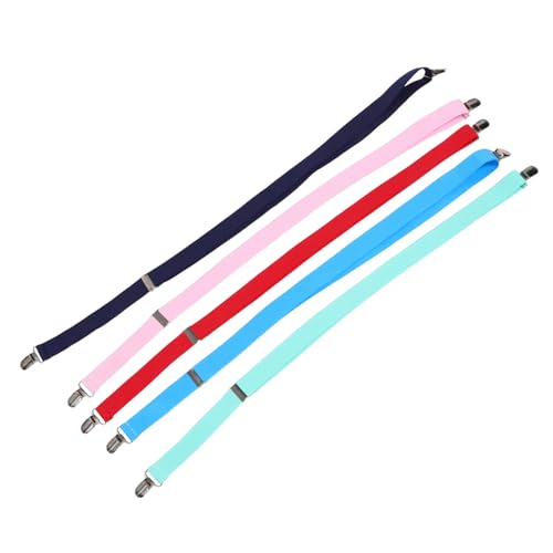 TOYANDONA 5pcs Adjustable Dog Diaper Suspenders with Stretchy Fabric Dog Diaper Support Belt for Puppies and Adult Protects Furniture and Floors During Road Trips and Outdoor Use