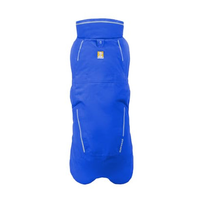 Ruffwear, Vert Dog Winter Jacket, Insulated Waterproof Dog Coat with Harness Leash Portal, Breathable Design with Leg Loops, Windproof Extended Coverage, Reflective Trim, Blue Pool, X-Large - color: Blue Pool, size: X-Large