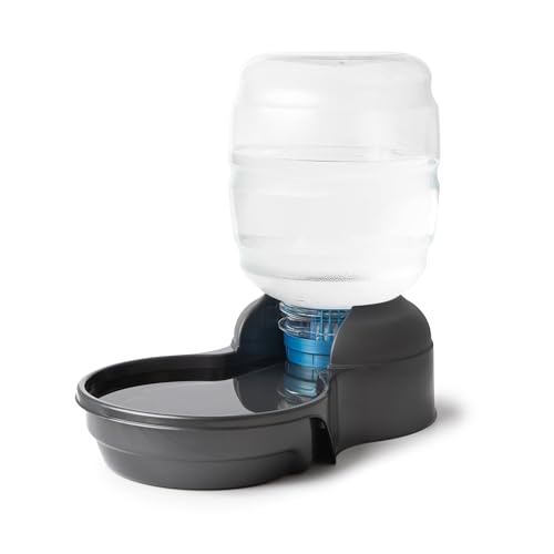 Petmate Replendish Automatic Dog Water Dispenser Gravity Pet Waterer with Microban Protection Base, 100% BPA Free - 4 Gallon, Wide Mouth Bowl, with 2 Extra Filters - size: Large