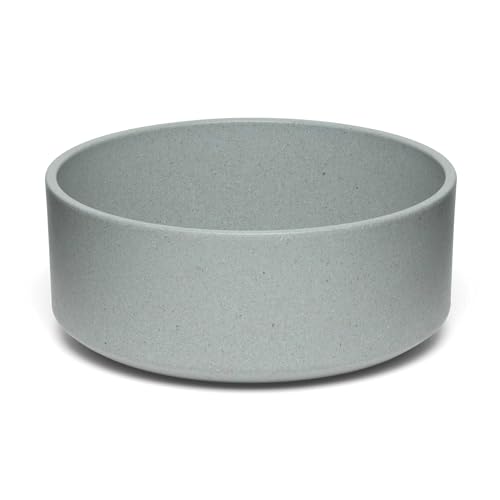 Loving Pets - Dolce Bamboo - Eco-Friendly Pet Bowls & Dishes for Dog, Cats, Puppy Food and Water Dish -Sustainable and Dishwasher Safe, Made with Real Bamboo (Medium, Slate-Grey) - color: Slate Grey, size: Medium Dish