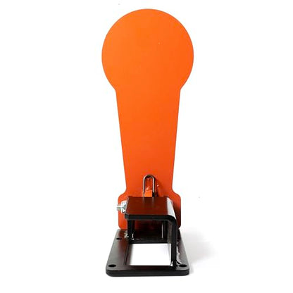 12" Pop-Up Target; Classic 3/8" Thick Reactive Steel Popper Free Standing Metal Auto Reset for Range Training- Complete Bullseye Stickers and Ground Stakes