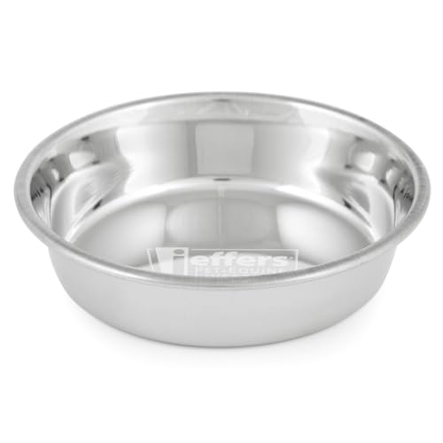 Jeffers Pet Heavy Weight Stainless Steel Pet Bowls for Dogs & Cats,16 oz – Durable Food & Water Dish, Non Slip, Rust Resistant, Dishwasher Safe Feeding Bowl for Home, Travel, Indoor & Outdoor