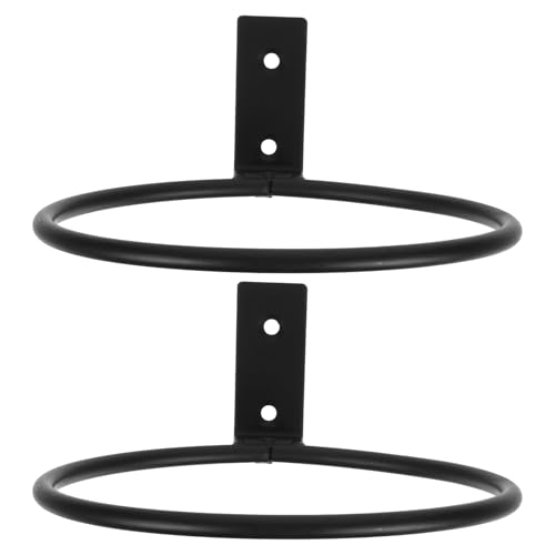 DOITOOL 2pcs Wall Mounted Pet Bowl Rack 8-inch Metal Foldable Raised Feeder Holder Space Saving Dog and Cat Feeding Station for Kennels and Crates