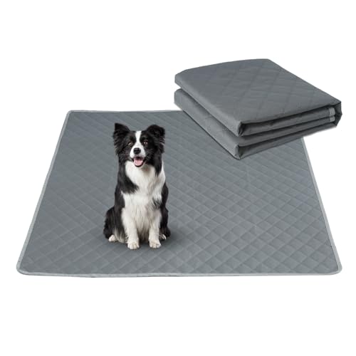 Washable Pee Pads for Dogs 34"x36" Reusable Puppy Pad Pet Training Pads, Waterproof Mat Non-Slip, Dog Pee Pad Whelping Pads Dog Mat-Playpen,Crate,Sofo,Car,Potty,Bed - size: 34"×36"