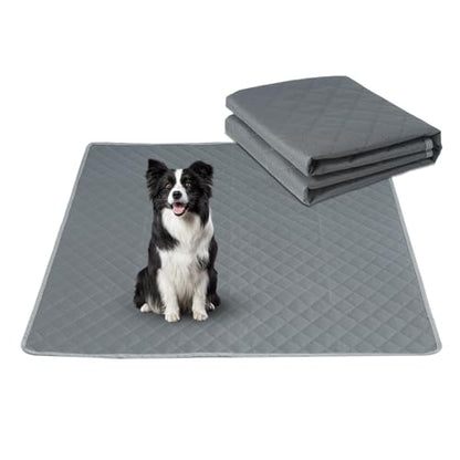 Washable Pee Pads for Dogs 34"x36" Reusable Puppy Pad Pet Training Pads, Waterproof Mat Non-Slip, Dog Pee Pad Whelping Pads Dog Mat-Playpen,Crate,Sofo,Car,Potty,Bed - size: 34"×36"