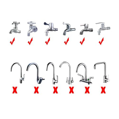 3M/9.84ft Sink Spray Hose, Portable Garden Tub Faucet Sprayer Handheld Hose Faucet Shower for Bathing Baby,Pets,Washing Hair,Rinsing Vegetables - color: White - 3M/9.84ft