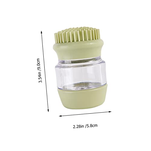 Yardwe Pet Shower Brush Silicone Shampoo Dispenser Scrubber for Dogs and Cats Dual Cleaning Modes Ergonomic Design for Easy Pet Bathing and Massaging