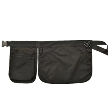 Dog Trainer Treat Belt Pouch Waist Apron with Detachable Large Deep Pockets | Adjustable Fit, Tool Pockets Expand, Large Spacious for Leashes, Balls, Toys, & Phone/Keys, Zippers Bag