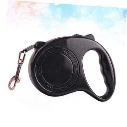 SUPVOX Automatic Retractable Dog Leash with Lock Braking System Telescopic Traction Rope Belt for Small and Medium Pets Large Ergonomic Handle for Comfortable Grip Black