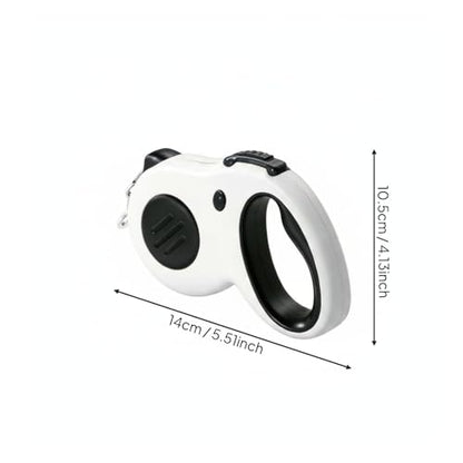 Retractable Dog Leash Heavy Duty Automatic Reflective Extendable Dog Leash for Outdoor, Training, Black - color: Black