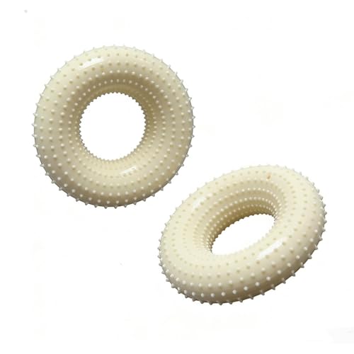 Dog Chewing Toy - Puppy Calm Down Companion, Circular Health Ring, Interactive Boredom Relief Tool, Heavy Duty Rubber Texture, Chew Ring Toy for Living Room Balcony Yard