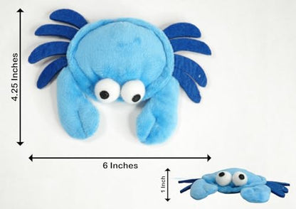 Glory To Dog TinyToy Blue Crab Plush Small Breed Dog Toy - style: Crab